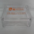 開蓋插筆亞克力名片盒