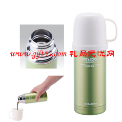 樂扣杯綠色旅行保溫杯(350ML)