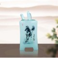 馬到成功古錫錢幣筆筒